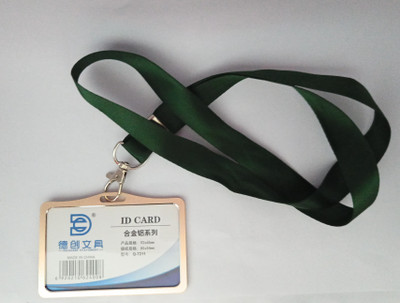 AbhaPrint Aluminum, Nylon Lanyard, ID Badge Holder(Pack of 1)