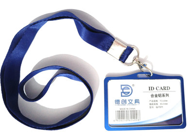 AbhaPrint Aluminum ID Badge Holder, Lanyard(Pack of 1)
