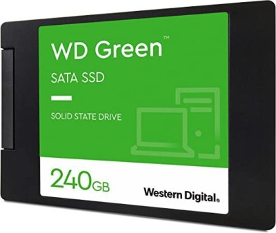 WD GREEN 240 GB All in One PC's, Laptop Internal Solid State Drive (SSD) (WDS240G3G0A)(Interface: SATA III, Form Factor: 2.5 Inch)