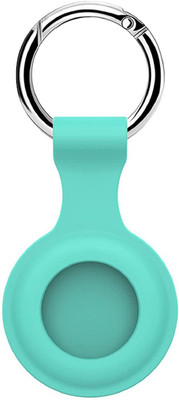 SQUIF Airtags Silicone Case Protective Cover for Airtag with Hook Ring Key Chain