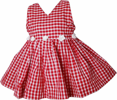 harshvardhanmart Baby Girls Midi/Knee Length Casual Dress(Black, Sleeveless)