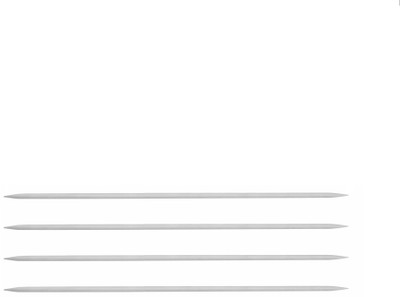 Jyoti Knitting Pin - Aluminium (2 Pairs of Double Point Pins of 9 Inch / 23cm of Size 12) Knitting Pin(Pack of 2)