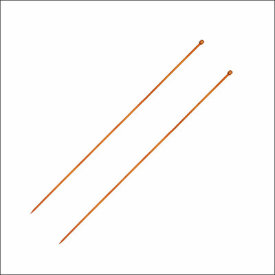 Jyoti Knitting Pin - Bamboo (2 Pairs of 14 Inches / 35cm of Size 11) Knitting Pin(Pack of 4)