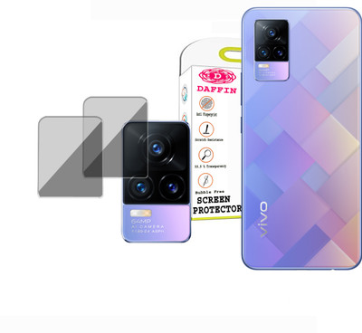 DAFFIN Back Camera Lens Glass Protector for VIVO Y73(Pack of: 2)