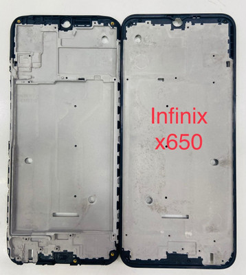 AL BAARI STORE Infinix Hot 8 x650 4G middle frame Front Panel(Black)