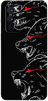 AsSkin OnePlus 9RT 5G, one plus 9rt 5g Mobile Skin(Ultra Super Angry Wolf Fiber With High Matte Finish.)