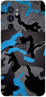 AsSkin OnePlus 9RT 5G, one plus 9rt 5g Mobile Skin(Ultra Super Military Blue Camoflage Fiber With High Matte Finish.)