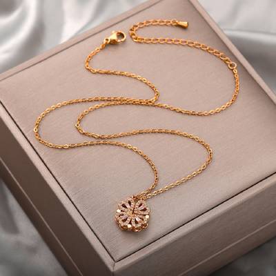 Gold plated copper on sale necklace