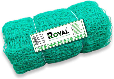 ROYALNETCENTER 20x10 Cricket Trainnig Net HDPE Nylon 12 Ply Thickness 40mm Mesh Size Cricket Net(Green)