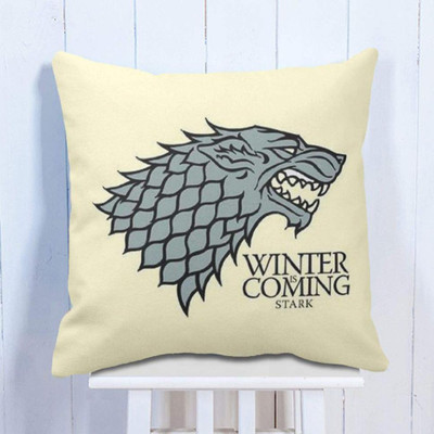 Giftcart Polyester Fibre Quotes Cushion Pack of 1(White)