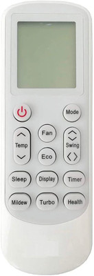 J.K. WEBSHOP  Remote Control Work with Both AC Godrej/Onida Ac Remote Controller(White)