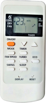 Ehop VE-135B Remote Control Compatible for Air Conditioner Whirlpool Remote Controller(White)