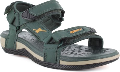 Sparx SS 573 Men Sports Sandals(Green , 6)