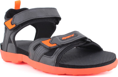 Sparx SS 582 Men Sports Sandals(Black , 8)