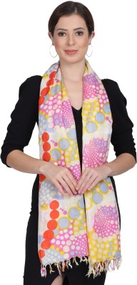 Cashmere Craft Printed Cotton Blend Women Fancy Scarf