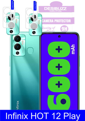 DESIBUZZ Camera Lens Protector for Infinix HOT 12 Play(Pack of 2)