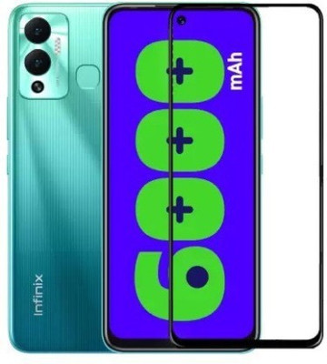 Desirtech Edge To Edge Tempered Glass for Infinix HOT 12 Play(Pack of 1)