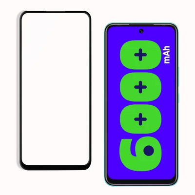 Knotyy Edge To Edge Tempered Glass for Infinix HOT 12 Play(Pack of 1)