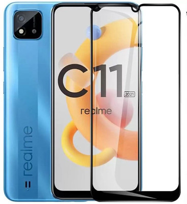 RUAM Edge To Edge Tempered Glass for Realme C11 2021(Pack of 1)