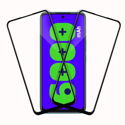 Knotyy Edge To Edge Tempered Glass for Infinix HOT 12 Play(Pack of 2)