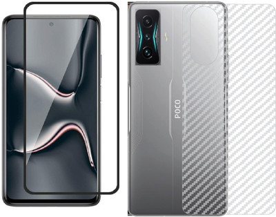 NEMIZI Front and Back Tempered Glass for Poco F4 GT(Pack of 2)