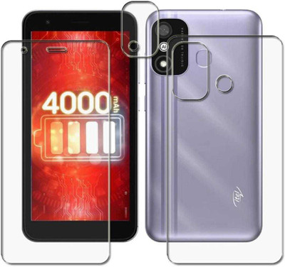 DB Front and Back Tempered Glass for ITEL A27(Pack of 2)