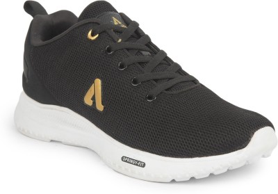 Aqualite Running Shoes For Men(Black, Gold)
