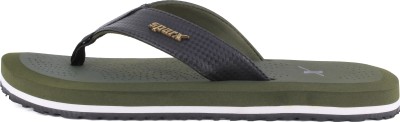 Sparx Men Flip Flops(Olive , 8)