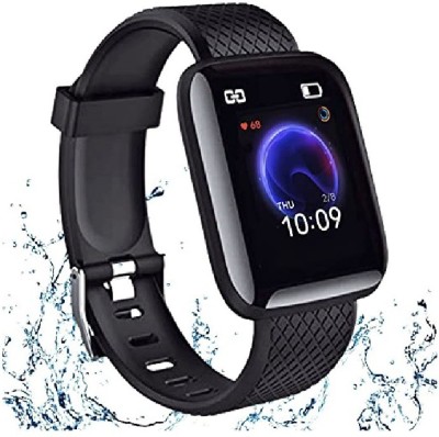 AYANSHENTRPRISE IDS116 SMART BRACELET WATCH IT SUPPORTS ONLY NOTIFICATION Smartwatch(Black Strap, FREE)