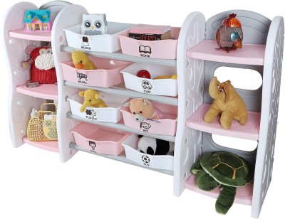 The Tickle Toe Toy Organizers(Pink, Plastic)