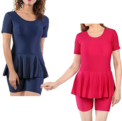 R Lon Sports wear Swimming Costume/Swimwear/Swimdress/Swimsuit Solid Women Swimsuit