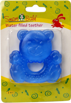 Smart Baby Silicone Water Filled Teether | Pack of 1 Teether(Blue)