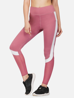 IMPERATIVE by NEU LOOK Color Block Women White Tights