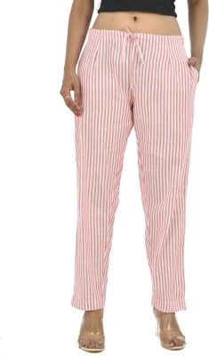 FABISHO Regular Fit Women Pink Trousers