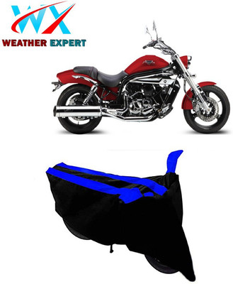 WEATHER EXPERT Two Wheeler Cover for Hyosung(Aquila Pro 650, Black, Blue)