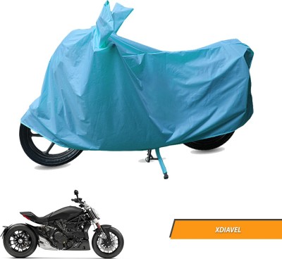 Electronic Buzzzz Two Wheeler Cover for Ducati(XDiavel, Blue)