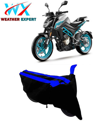 WEATHER EXPERT Waterproof Two Wheeler Cover for CFMoto(300NK, Black, Blue)