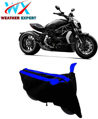 WEATHER EXPERT Two Wheeler Cover for Ducati(XDiavel, Black, Blue)