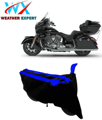 WEATHER EXPERT Two Wheeler Cover for Indian(Roadmaster, Black, Blue)