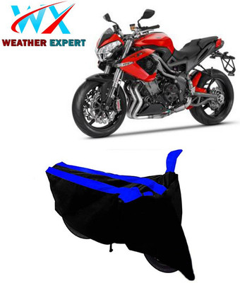 WEATHER EXPERT Two Wheeler Cover for Benelli(TNT R, Black, Blue)