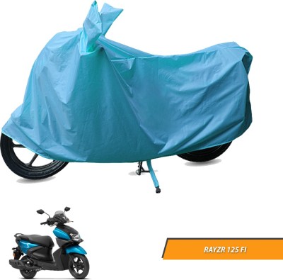 Electronic Buzzzz Two Wheeler Cover for Yamaha(RayZR 125 Fi, Blue)