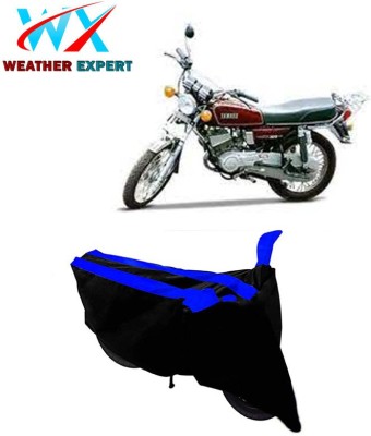 WEATHER EXPERT Two Wheeler Cover for Yamaha(RX 100, Black, Blue)