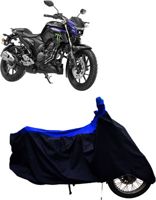 Tricway Two Wheeler Cover for Yamaha(FZ25 BS6, Blue, Black)