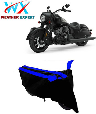 WEATHER EXPERT Two Wheeler Cover for Indian(Chief Dark Horse, Black, Blue)