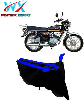 WEATHER EXPERT Two Wheeler Cover for Yamaha(RX135, Black, Blue)