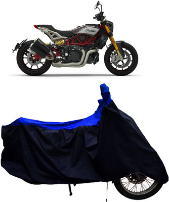 Tricway Two Wheeler Cover for Indian(FTR 1200, Blue, Black)