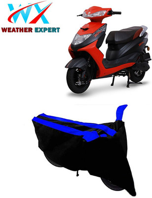 WEATHER EXPERT Two Wheeler Cover for Ampere(Zeal, Black, Blue)