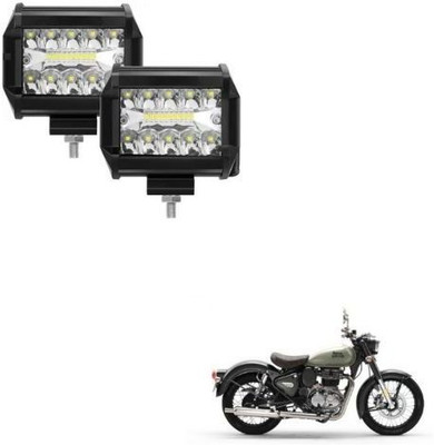 AUTOGARH 18 LED Fog Lamp Unit For Royal Enfield Classic 350 Headlight Car, Motorbike LED for Royal Enfield (12 V, 54 W)(Classic 350)