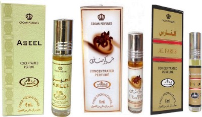 AL- REHAB PACK OF 3 Floral Attar(Floral)