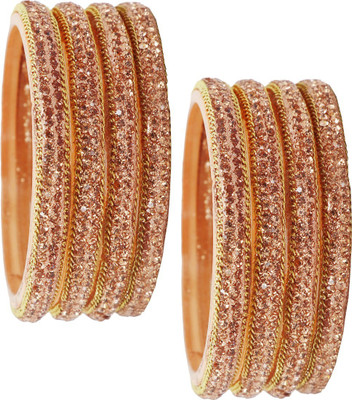 SHYCHOO BLASTS Glass Zircon Bangle Set(Pack of 8)